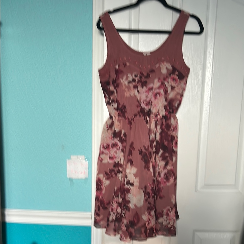 Floral Sleeveless Dress Laura Conrad like new size 8